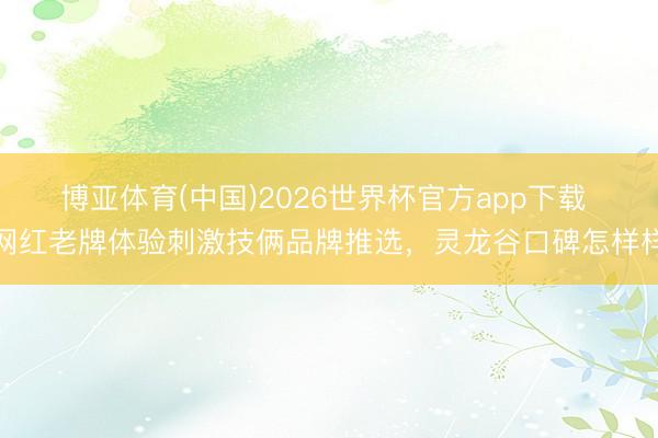博亚体育(中国)2026世界杯官方app下载 网红老牌体验刺激技俩品牌推选，灵龙谷口碑怎样样